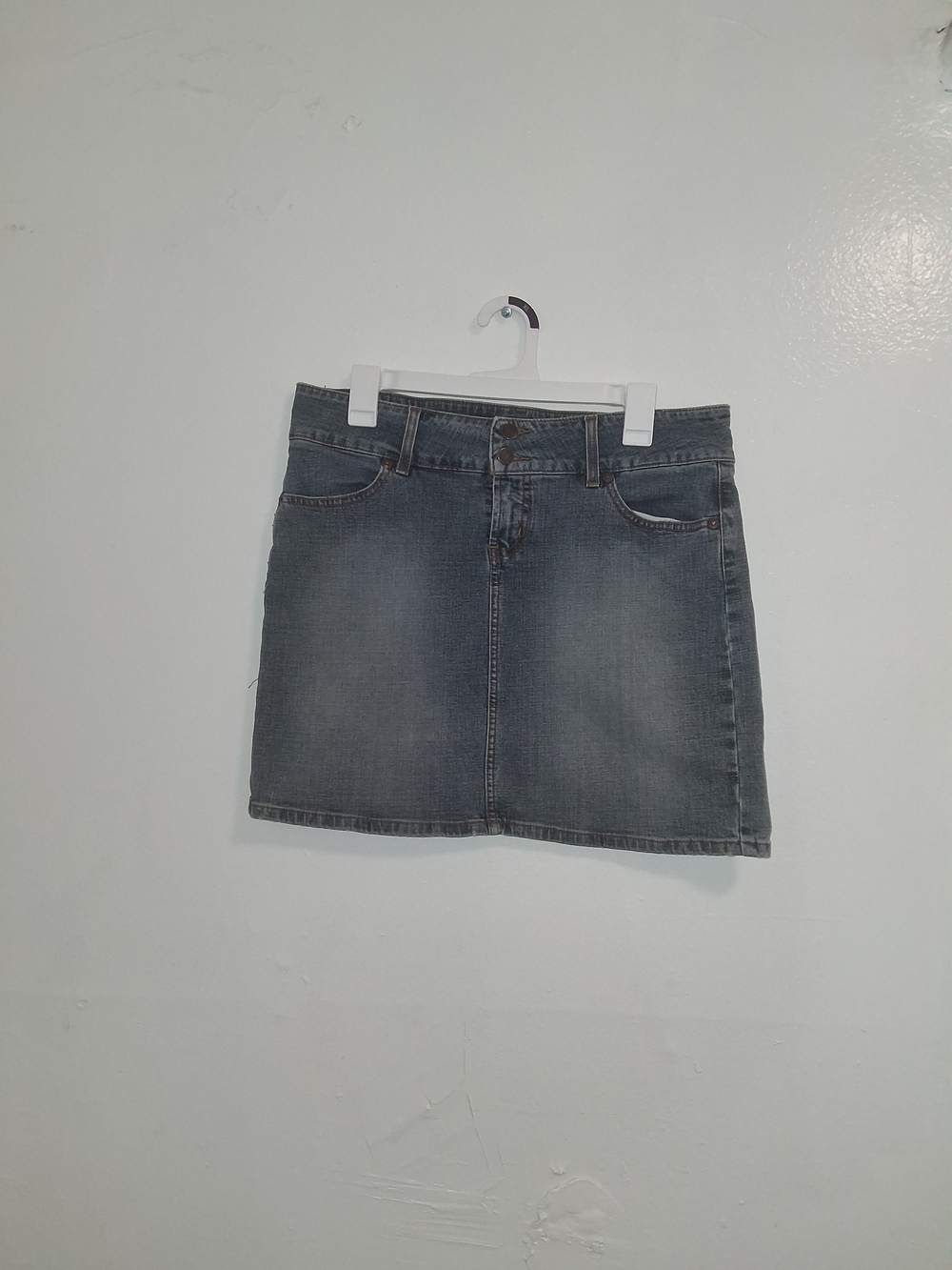 lei Gray Denim Mini Skirt Size 13